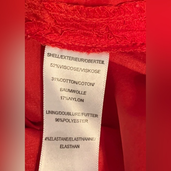 Designer Adrianna Papell Red Lace Dress Women’s 8 NEW NWT special occasion - Picture 12 of 12